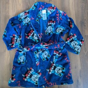 Thomas & Friends Blue Plush Kids Robe